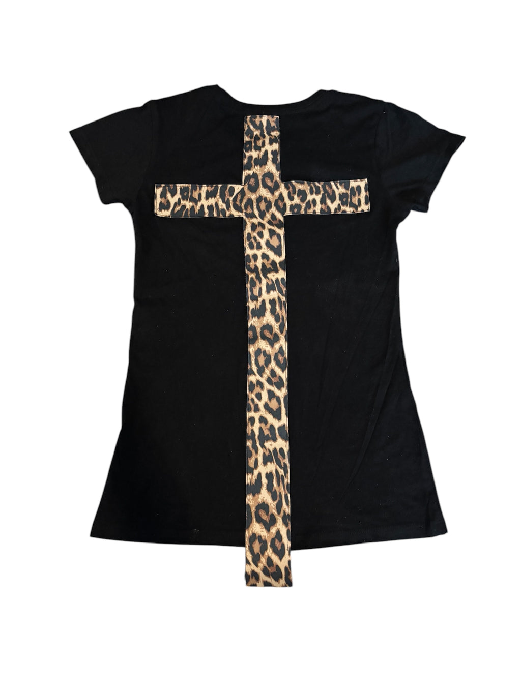 Leopard Print Cross Tee image 0