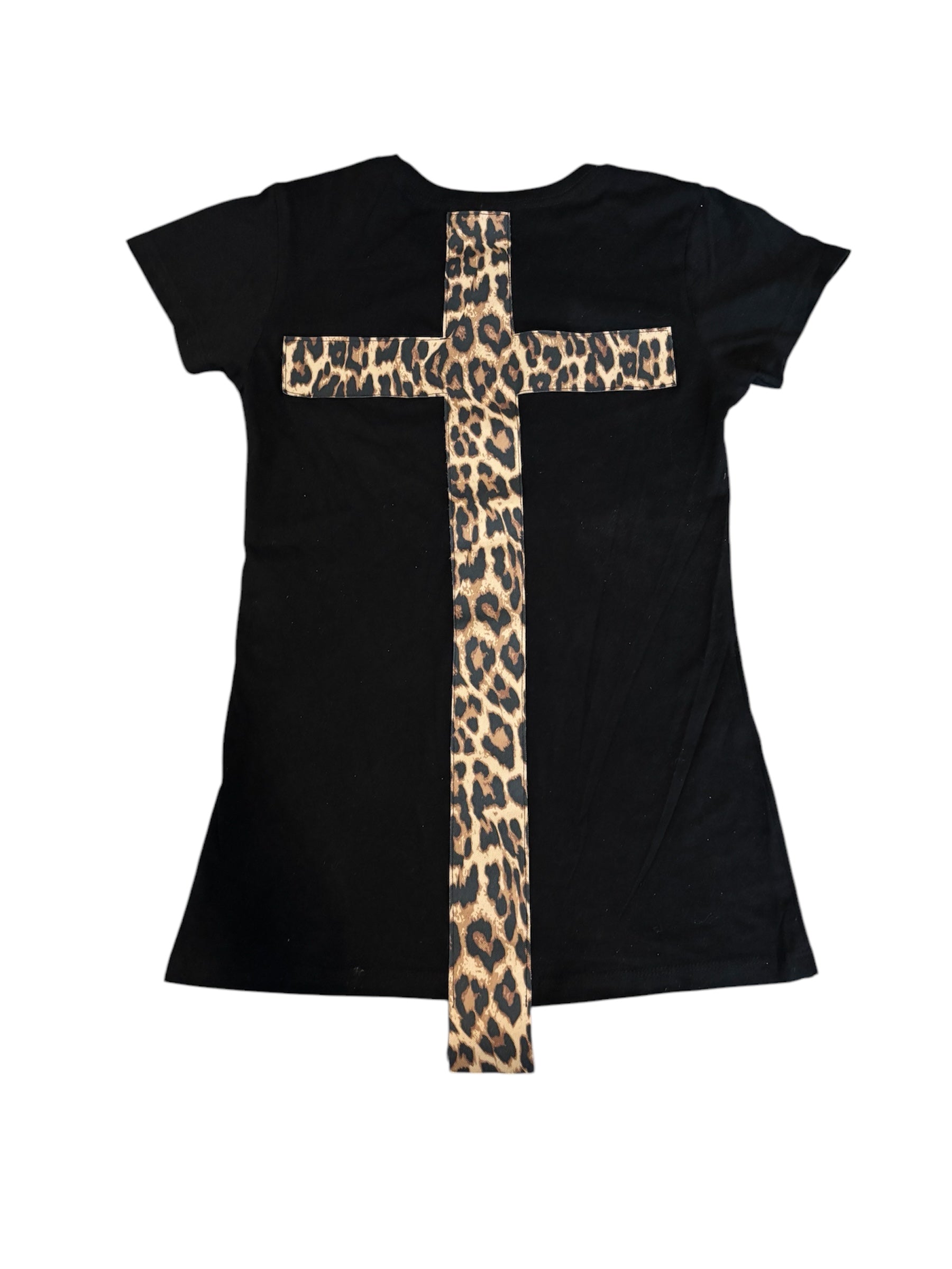 Leopard Print Cross Tee image 0