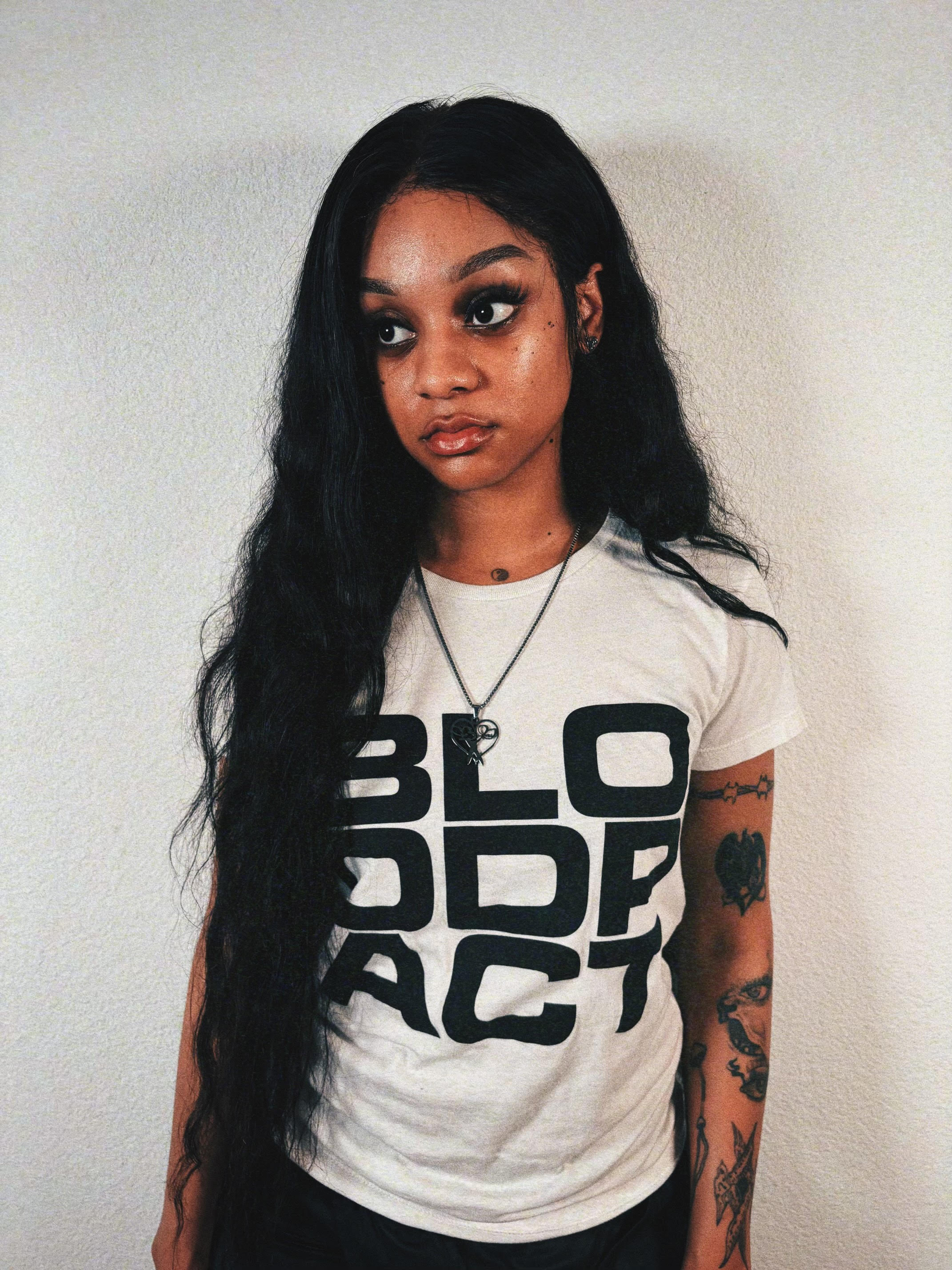 "Bloodpact" White Tee image 2